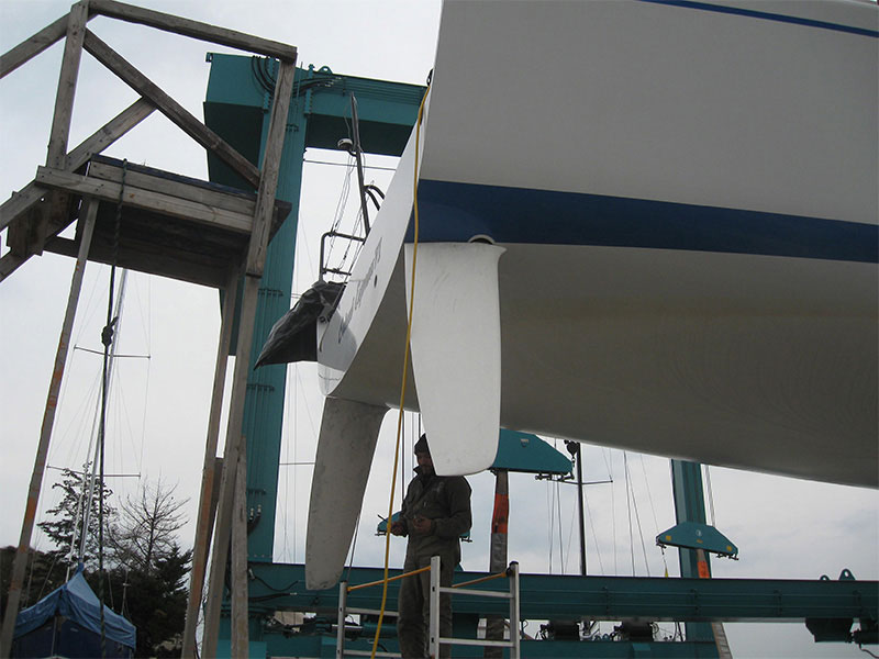 Far55 Rudder Manufacturing | High-Performance Yacht Rudders