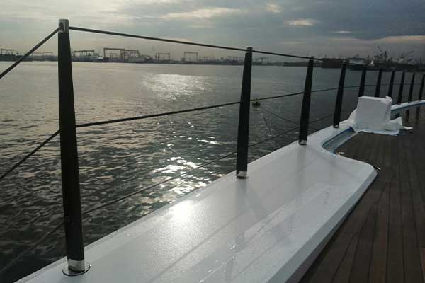 Helipad Stanchions for Superyachts | Safe & Durable